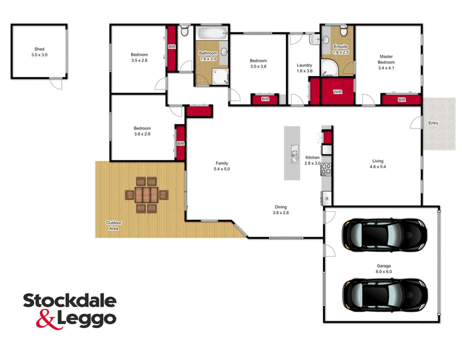 Floorplan of Homely house listing, 5 Joanne Court, Morwell VIC 3840