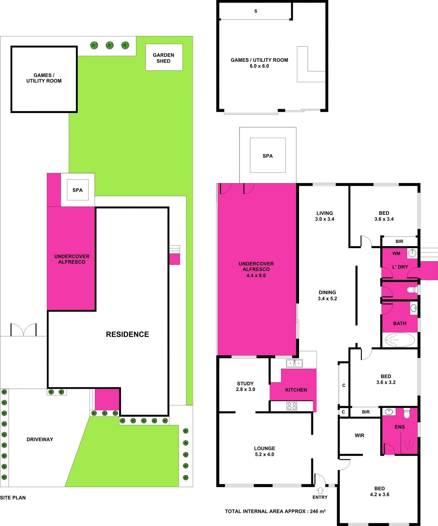 Floorplan of Homely house listing, 10 Heytesbury Drive, Leopold VIC 3224