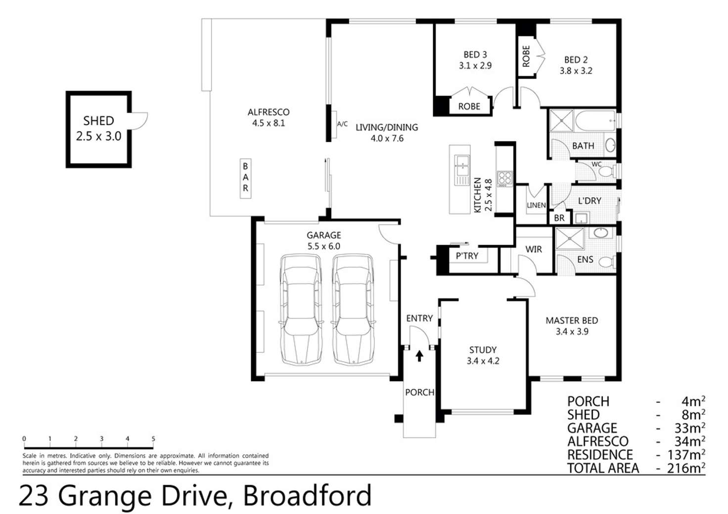 Floorplan of Homely house listing, 23 Grange Drive, Broadford VIC 3658