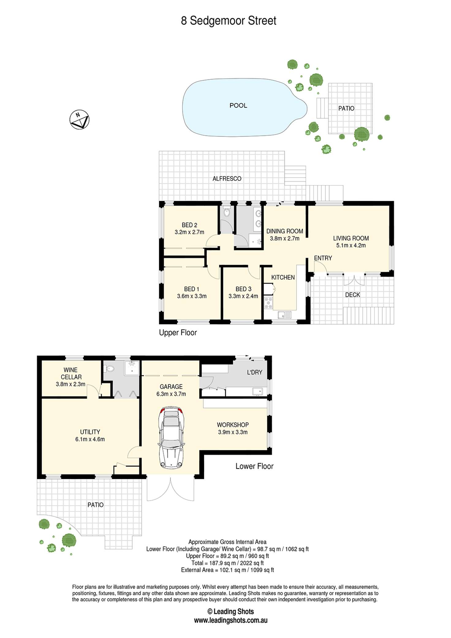 Floorplan of Homely house listing, 8 Sedgemoor Street, Stafford Heights QLD 4053