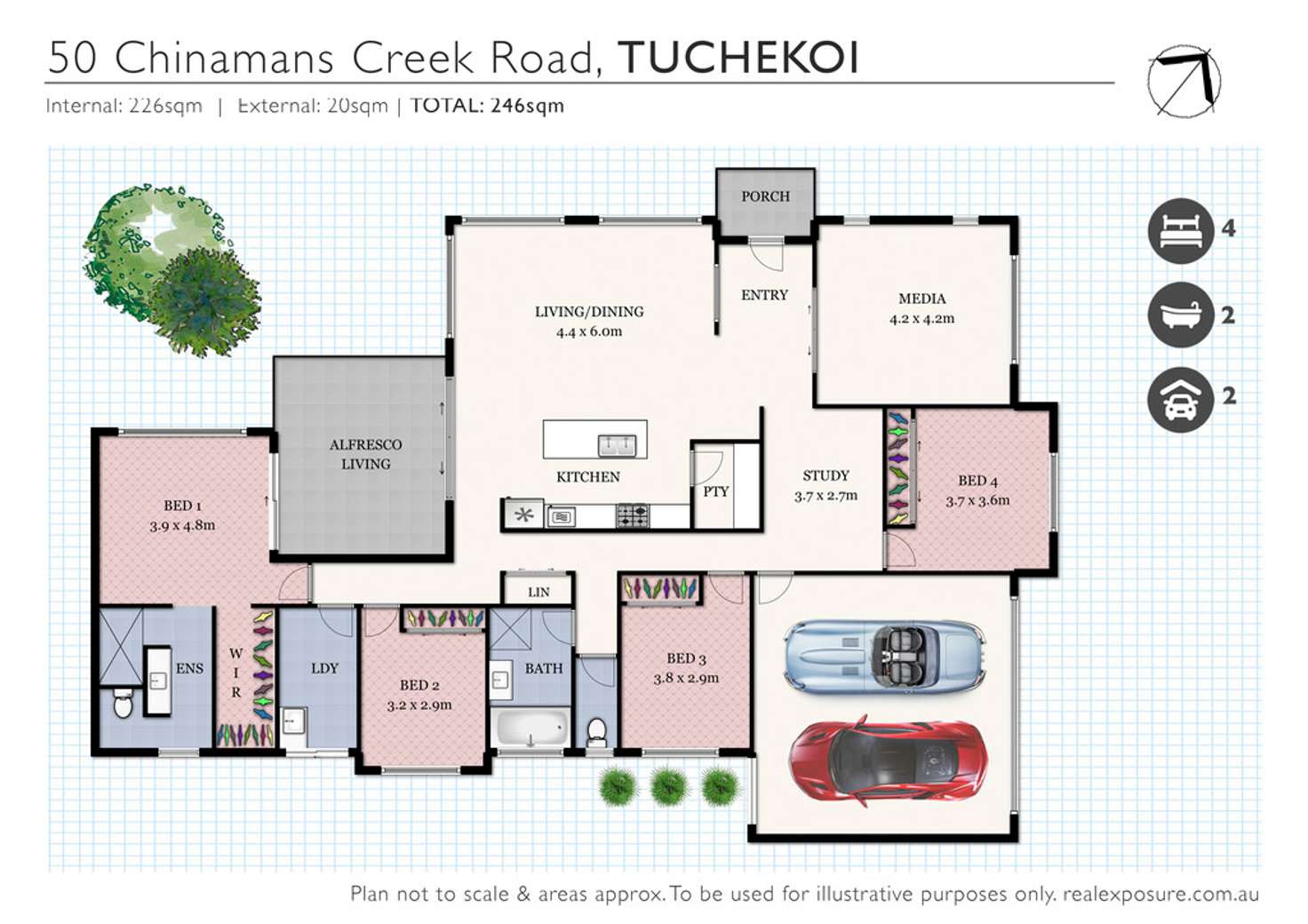 Floorplan of Homely house listing, 50 Chinamans Creek Road, Tuchekoi QLD 4570