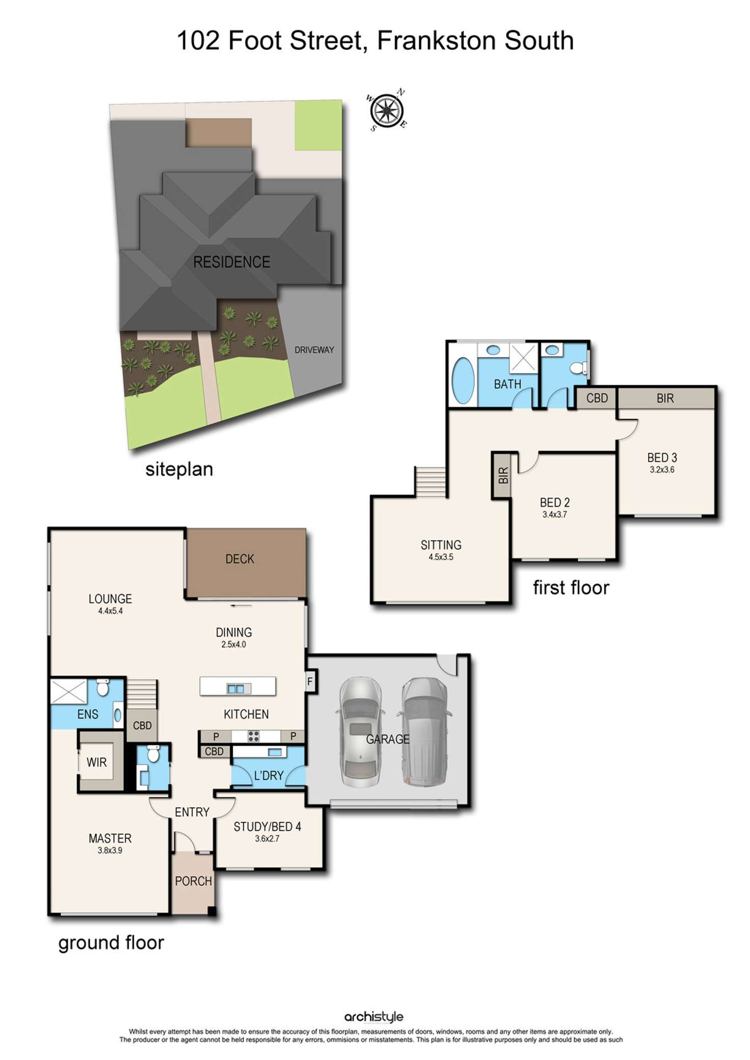 Floorplan of Homely house listing, 102 Foot Street, Frankston South VIC 3199