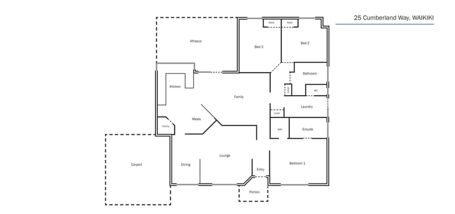 Floorplan of Homely house listing, 25 Cumberland Way, Waikiki WA 6169
