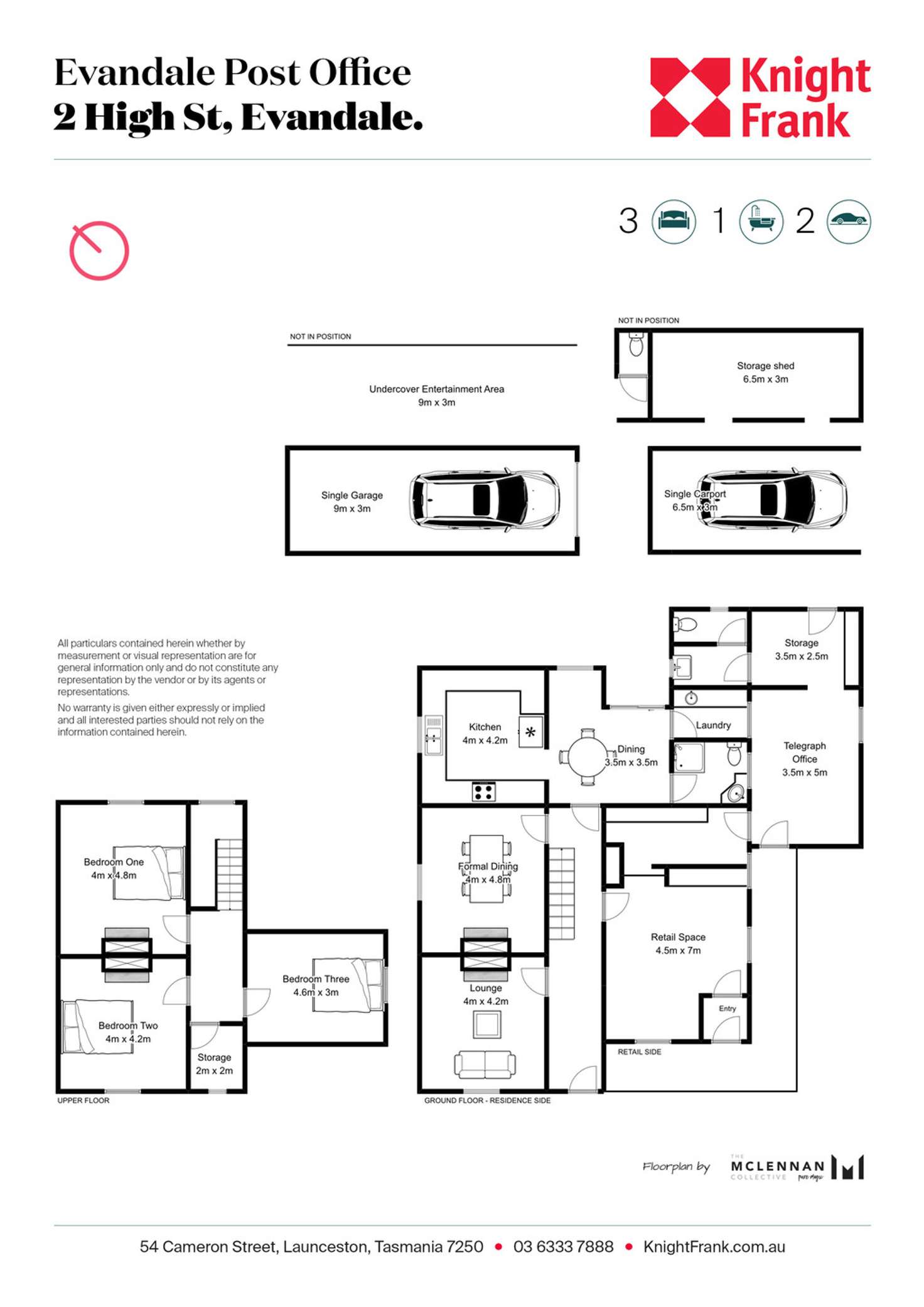 Floorplan of Homely house listing, 2 High Street, Evandale TAS 7212