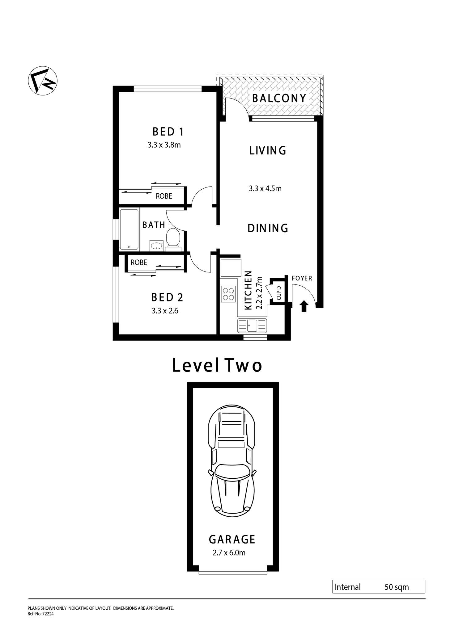 Floorplan of Homely unit listing, 9/5 Henry Street, Ashfield NSW 2131