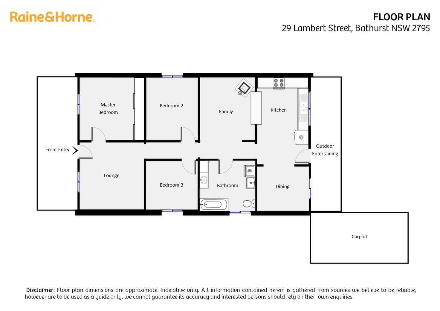 Floorplan of Homely house listing, 29 Lambert Street, Bathurst NSW 2795