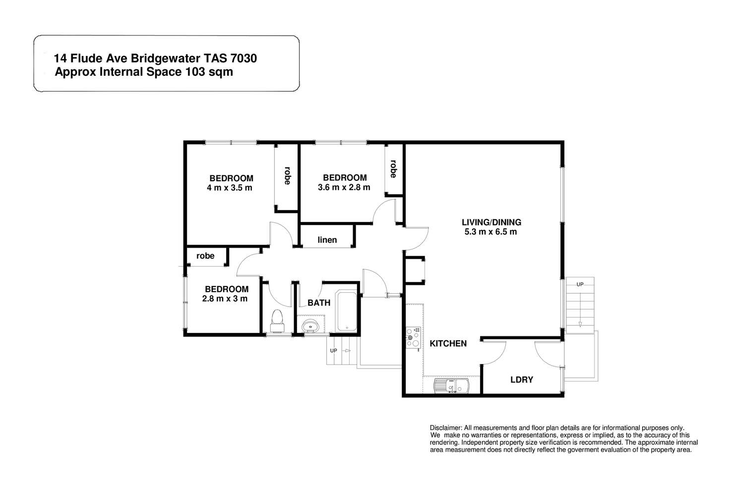 Floorplan of Homely house listing, 14 Flude Avenue, Bridgewater TAS 7030