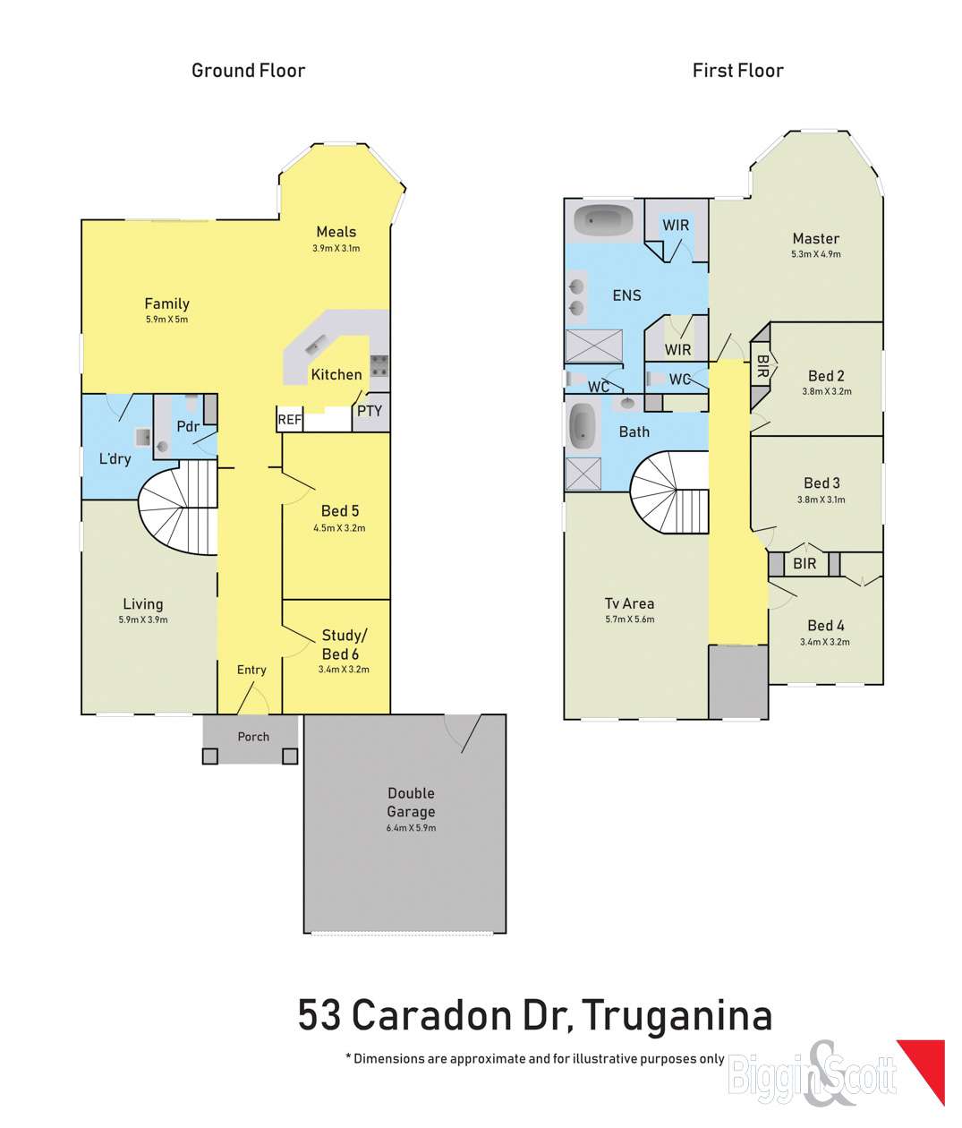 Floorplan of Homely house listing, 53 Caradon Drive, Truganina VIC 3029