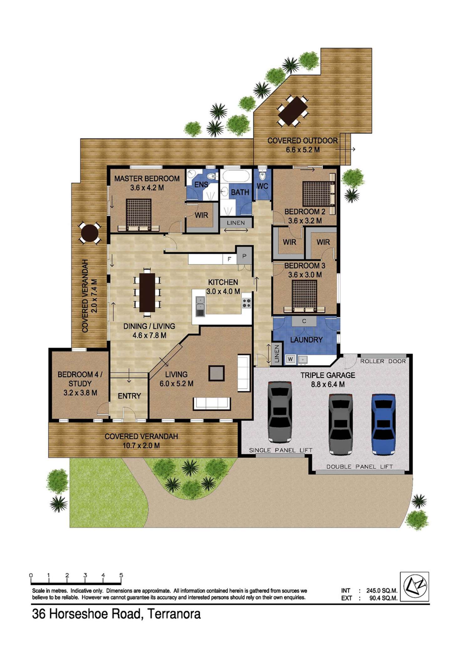 Floorplan of Homely house listing, 36 Horseshoe Road, Terranora NSW 2486