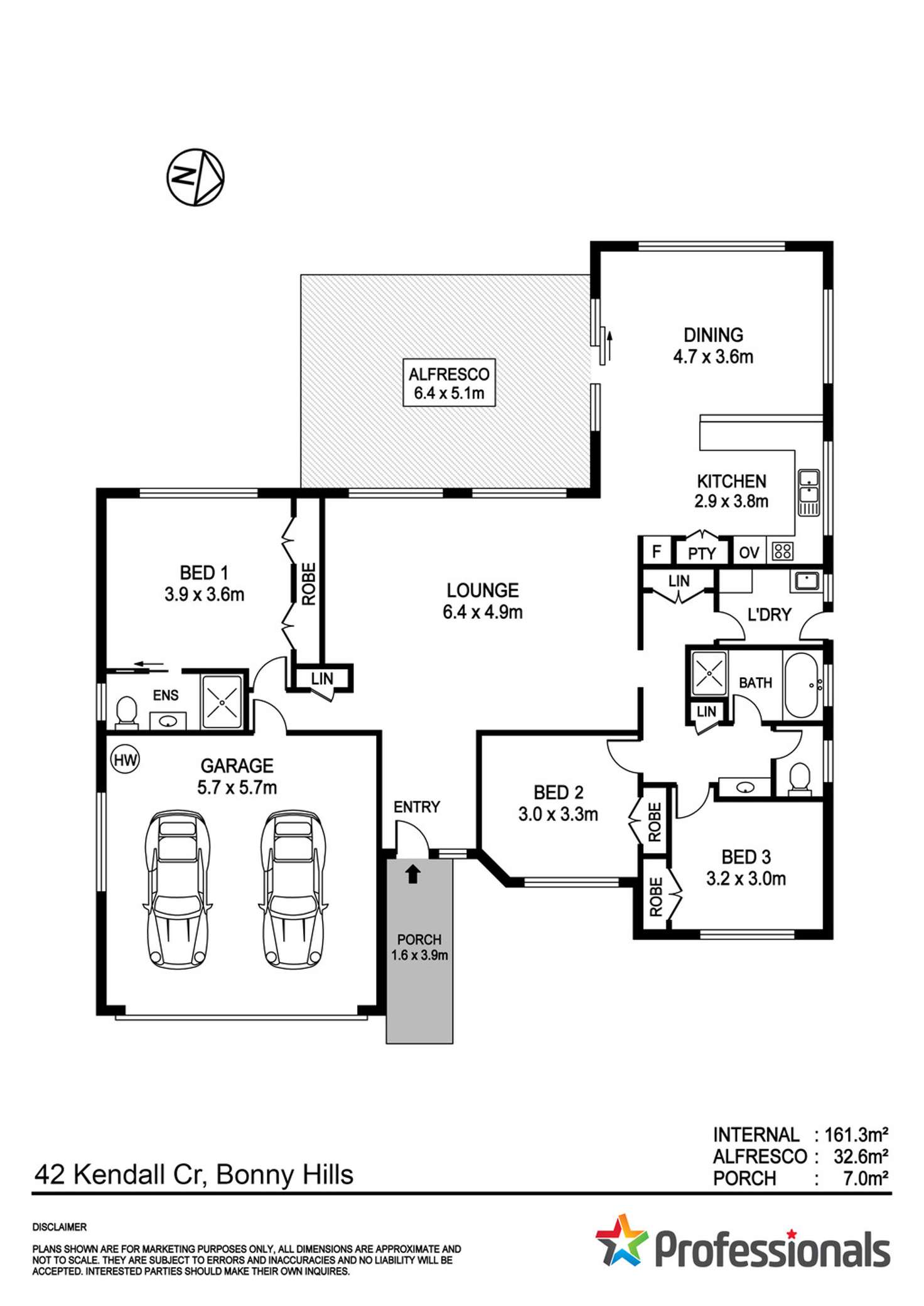 Floorplan of Homely house listing, 42 Kendall Crescent, Bonny Hills NSW 2445