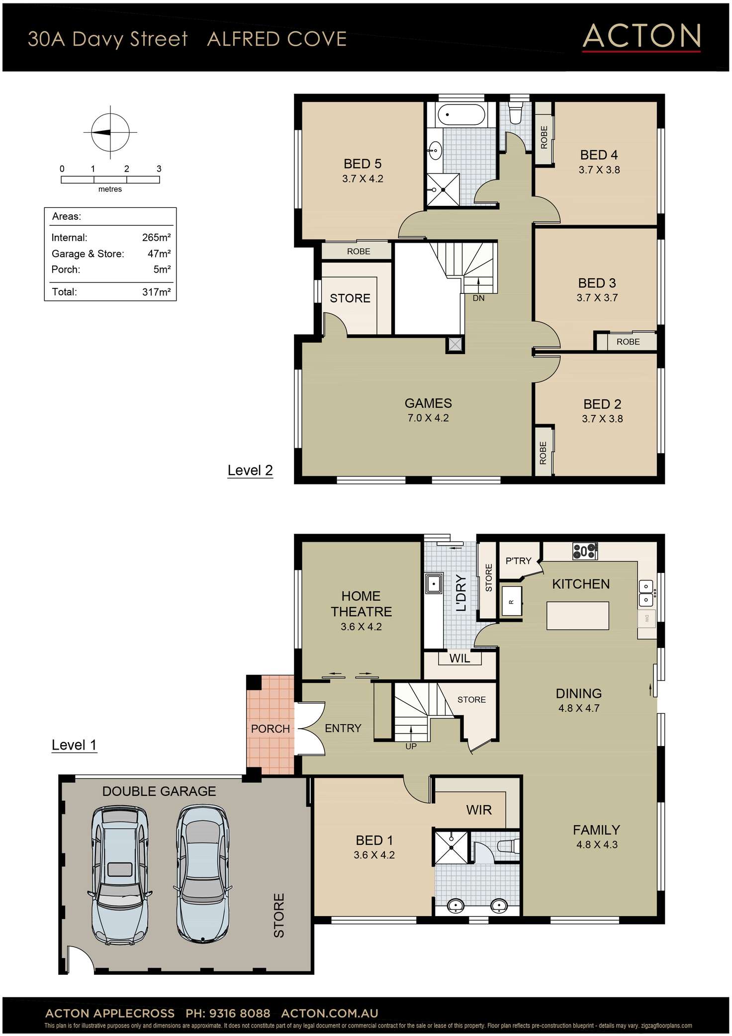 Floorplan of Homely house listing, 30a Davy Street, Alfred Cove WA 6154