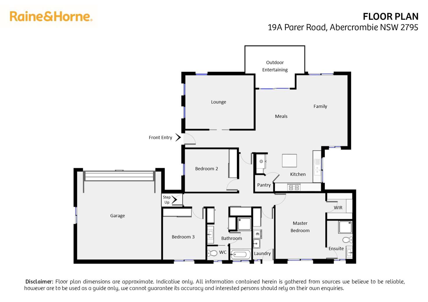 Floorplan of Homely house listing, 19A Parer Road, Abercrombie NSW 2795