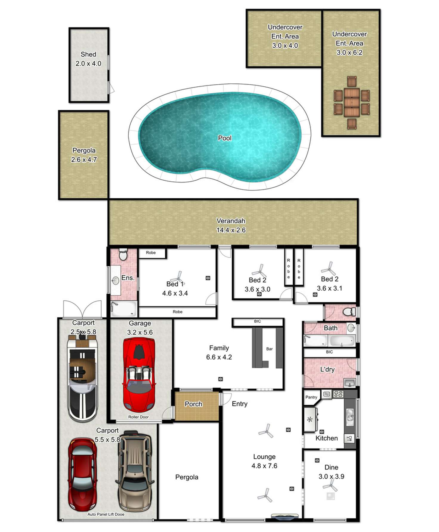 Floorplan of Homely house listing, 5 Carol Crescent, Morphett Vale SA 5162