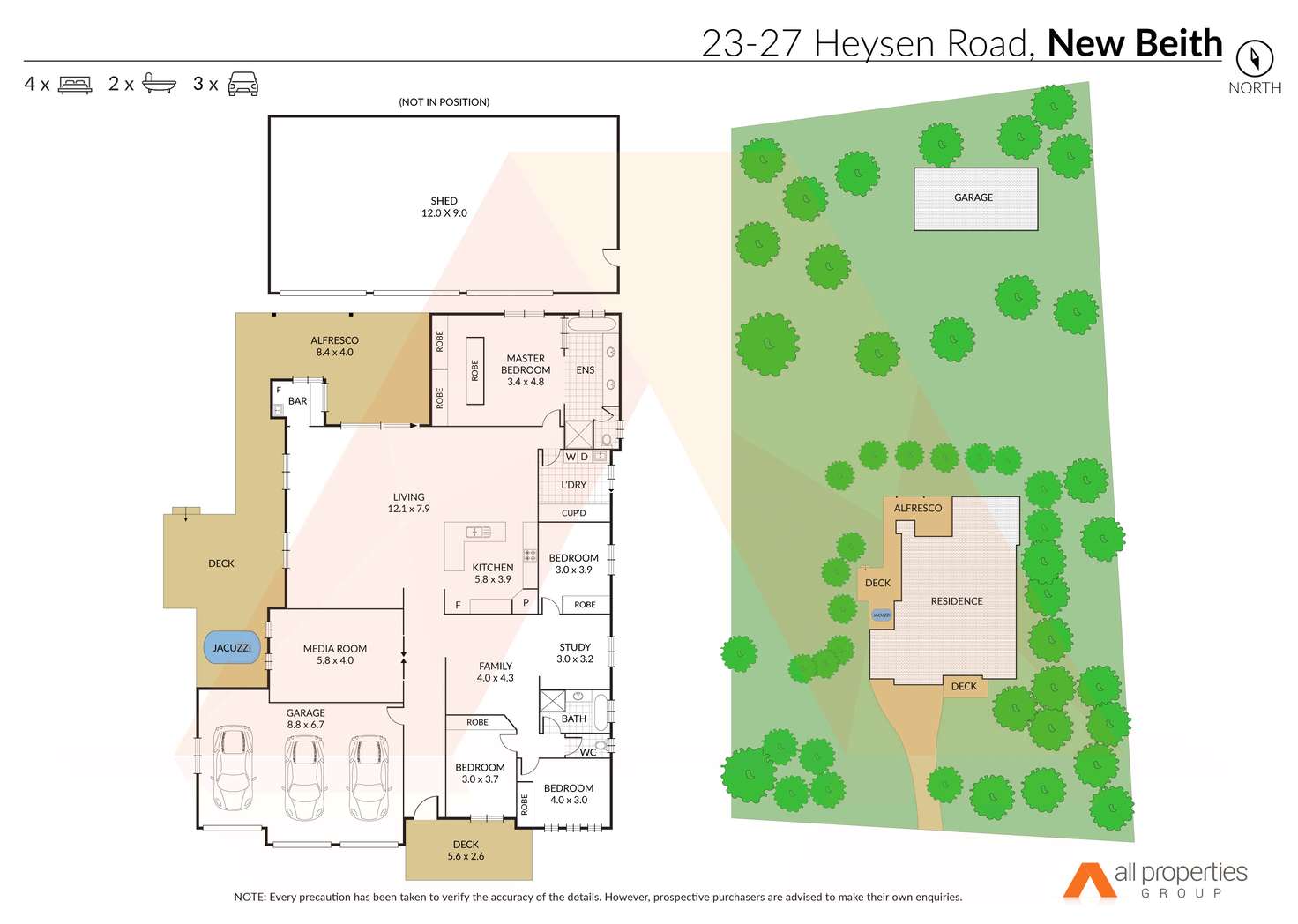 Floorplan of Homely house listing, 23-27 Heysen Rd, New Beith QLD 4124