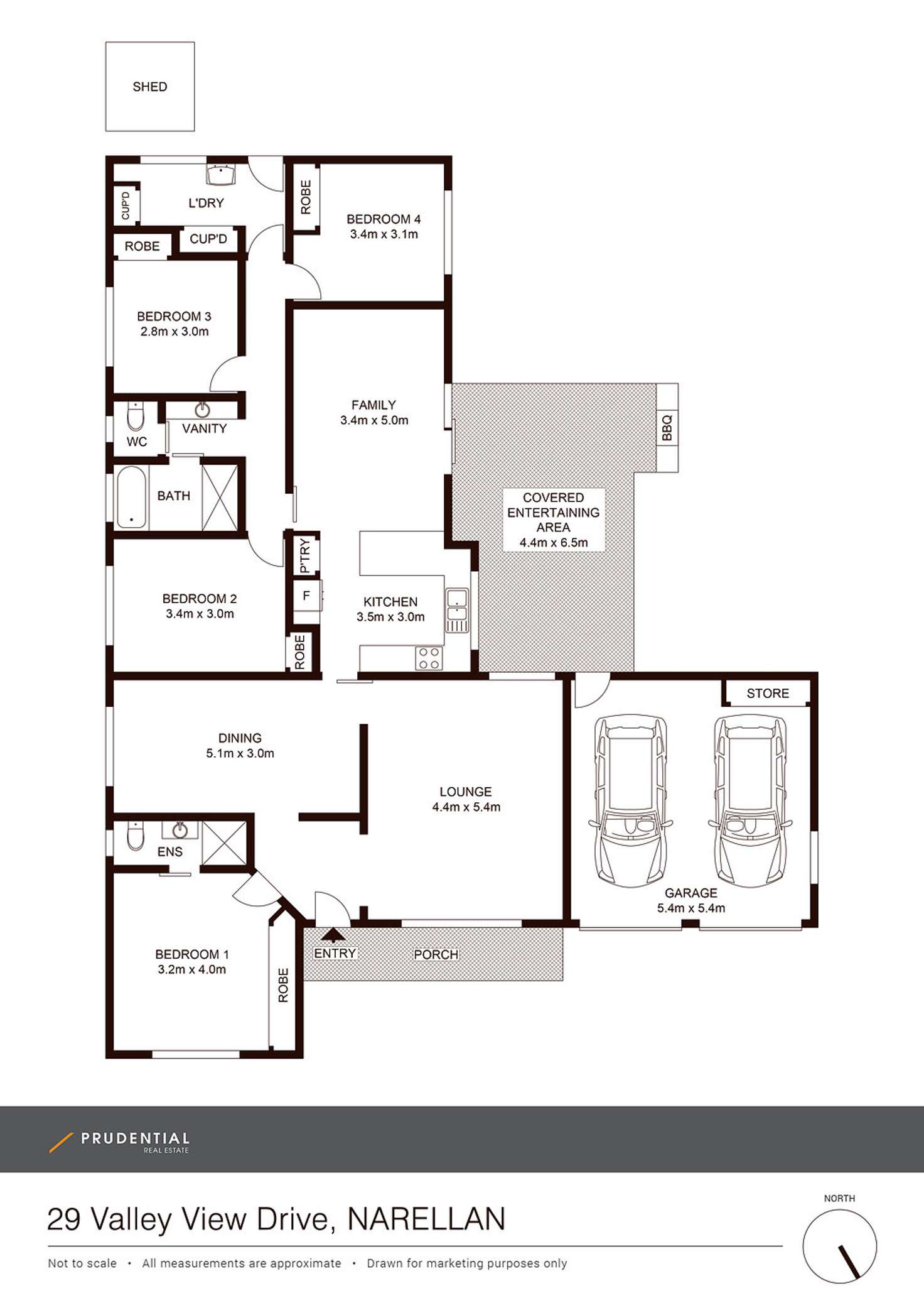 Floorplan of Homely house listing, 29 Valley View Drive, Narellan NSW 2567