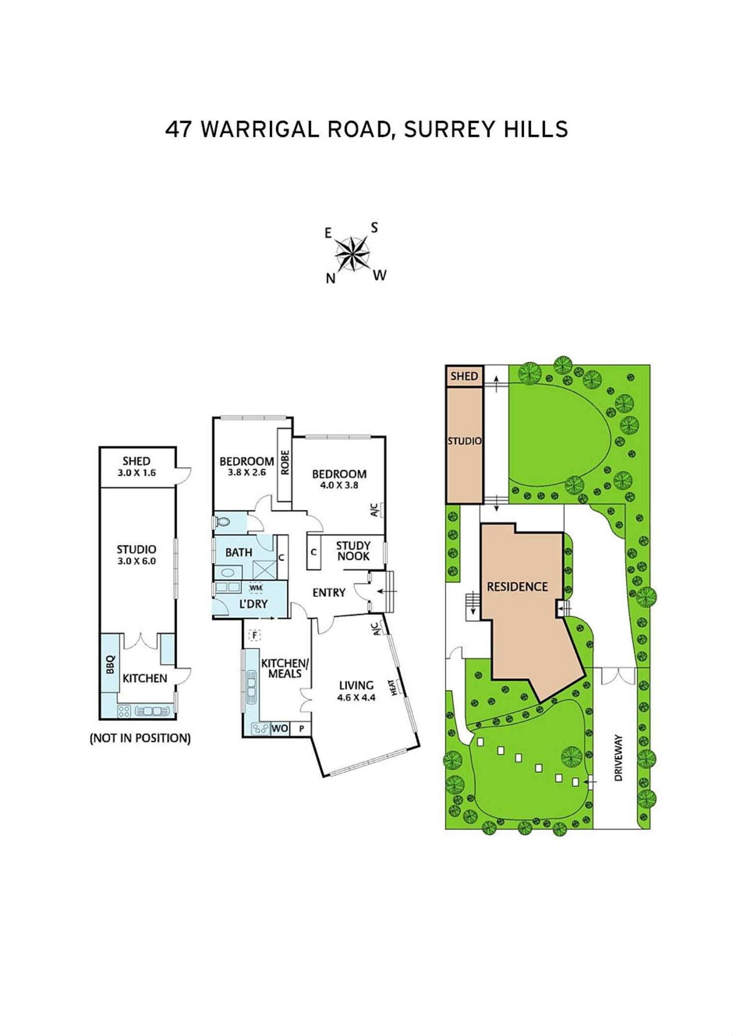 Floorplan of Homely house listing, 47 Warrigal Rd, Surrey Hills VIC 3127
