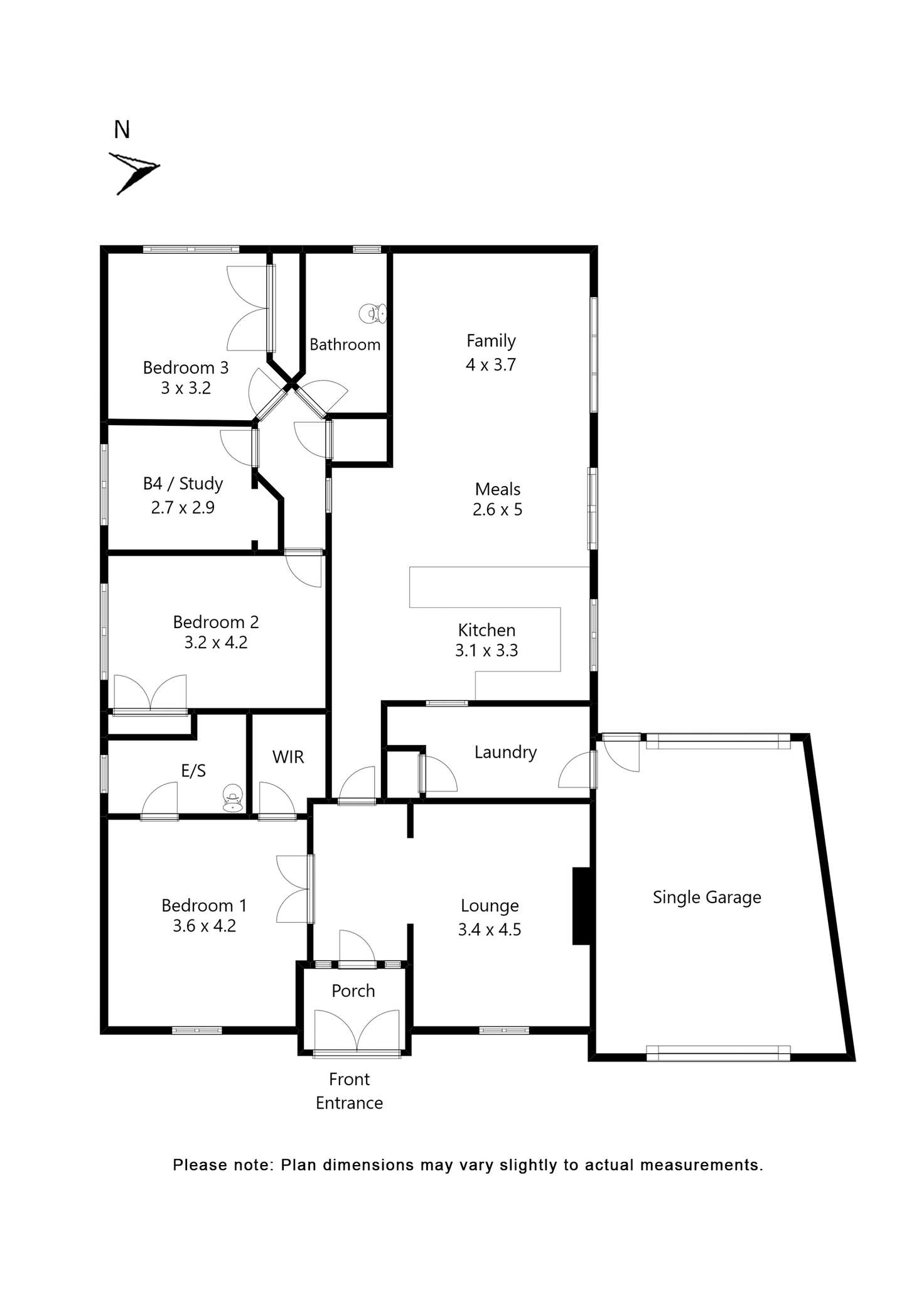 Floorplan of Homely house listing, 4 Kenny Street, Ballarat East VIC 3350