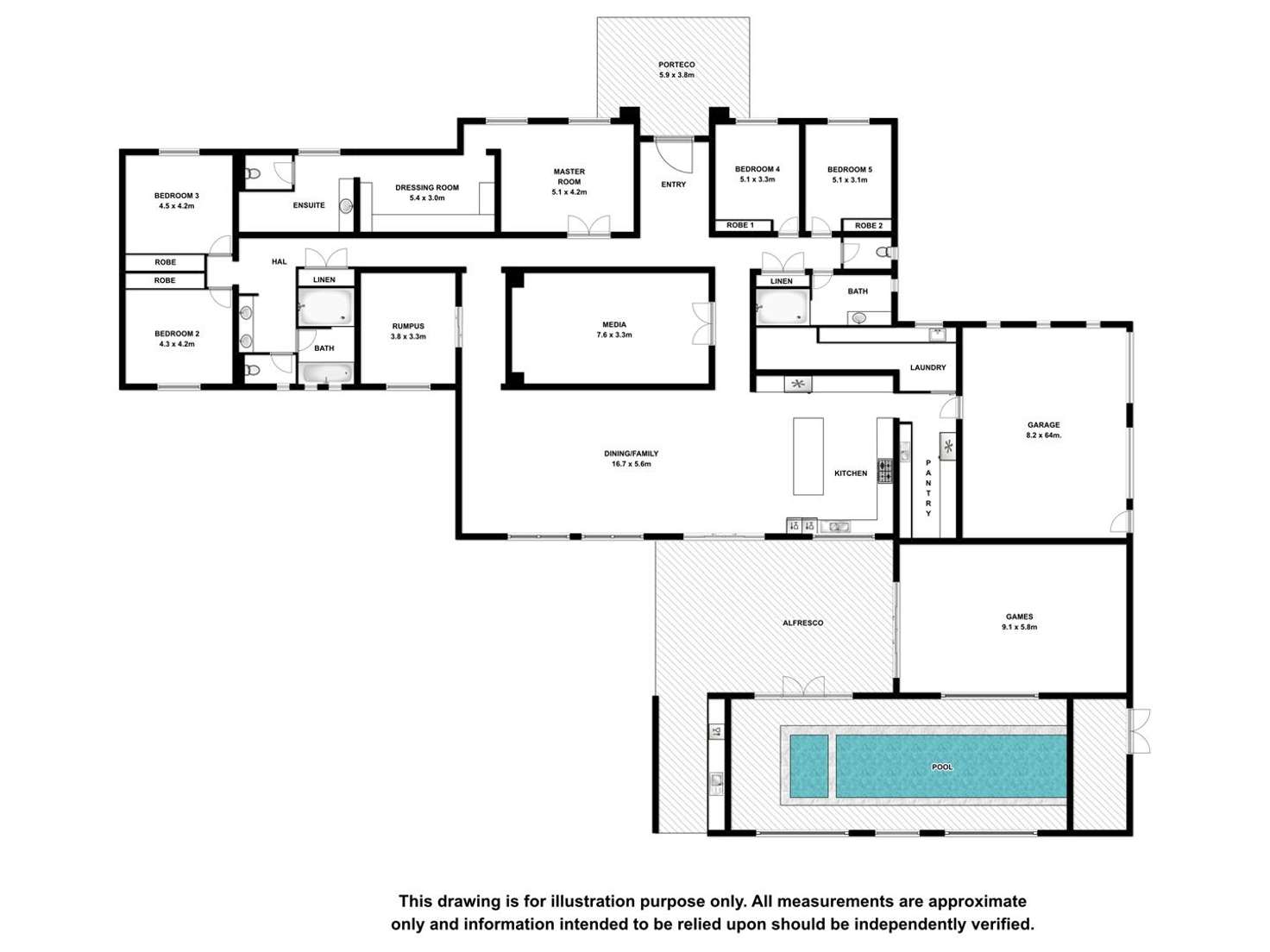 Floorplan of Homely house listing, 721 Cannawigara Road, Bordertown SA 5268