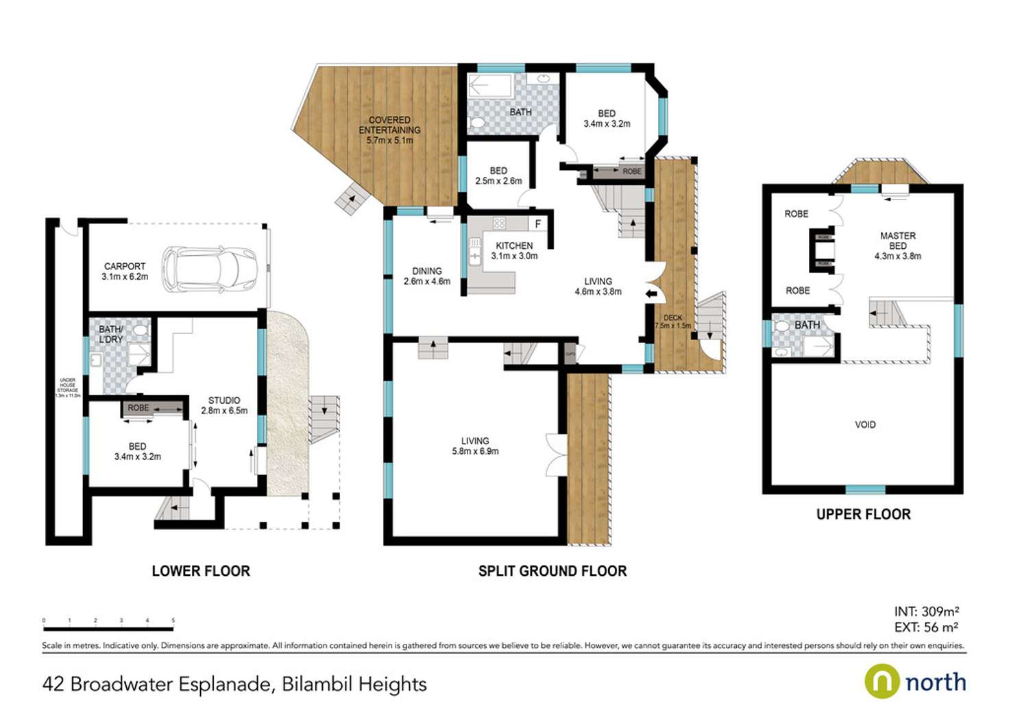 Floorplan of Homely house listing, 42 Broadwater Esplanade, Bilambil Heights NSW 2486