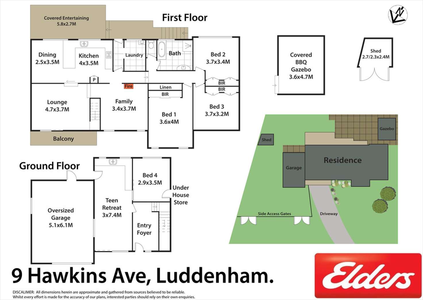 Floorplan of Homely house listing, 9 Hawkins Avenue, Luddenham NSW 2745