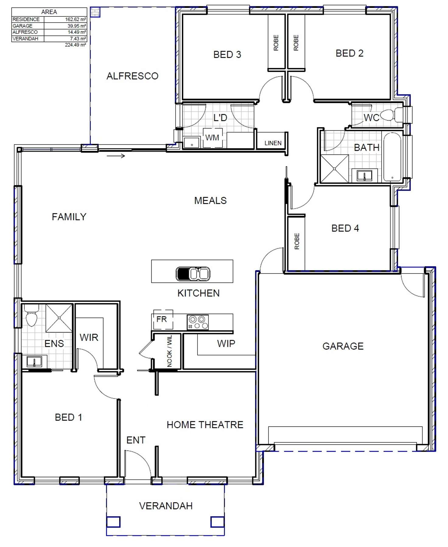 Floorplan of Homely house listing, 17 Mason Street, Googong NSW 2620