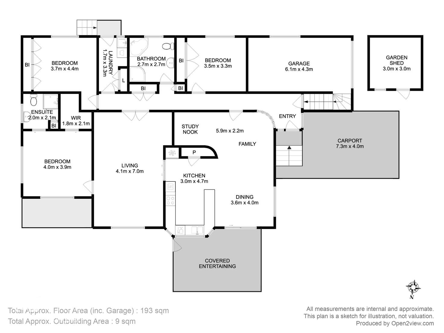 Floorplan of Homely house listing, 28 Freesia Crescent, Kingston TAS 7050