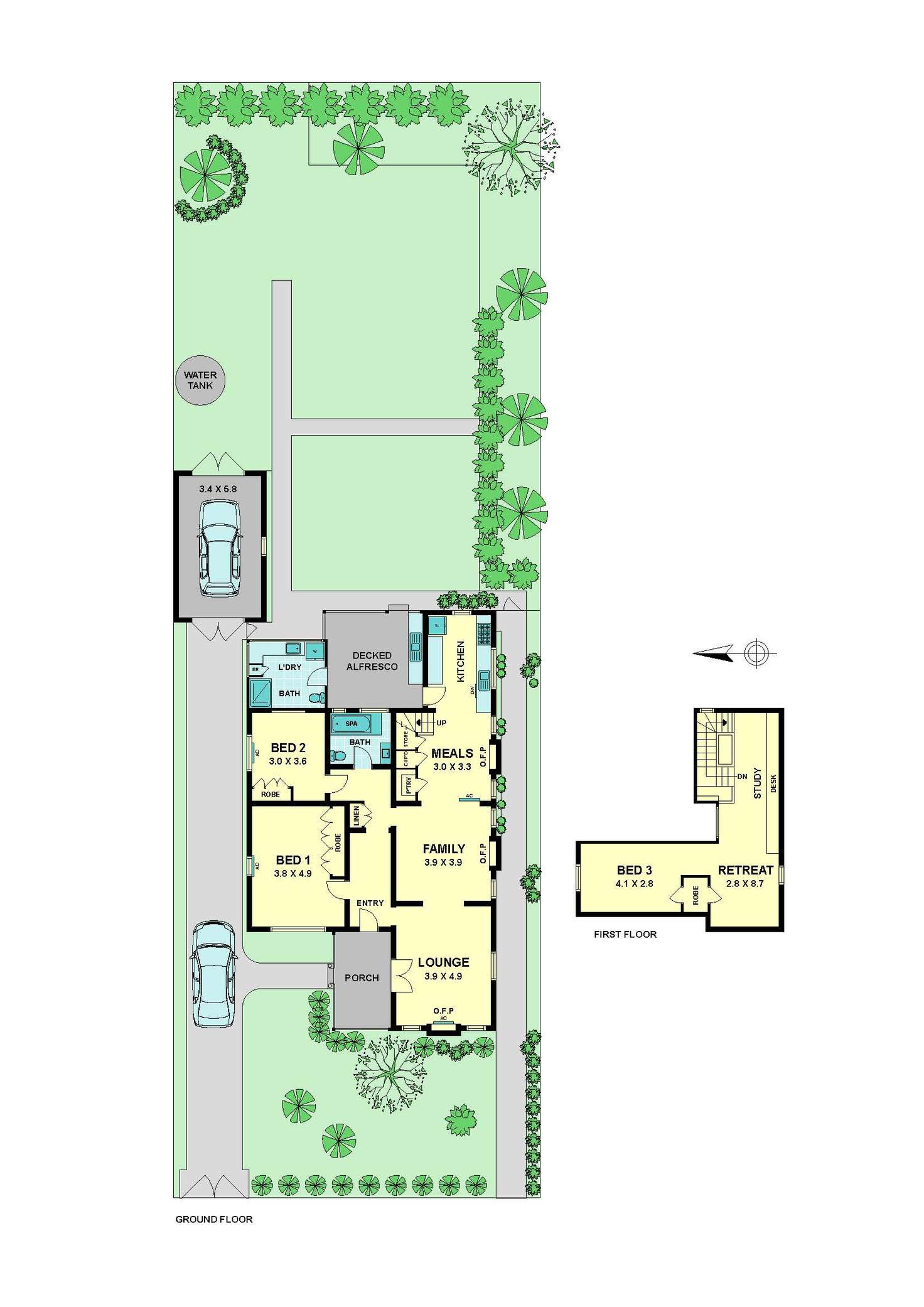 Floorplan of Homely house listing, 24 Cooke Street, Essendon VIC 3040