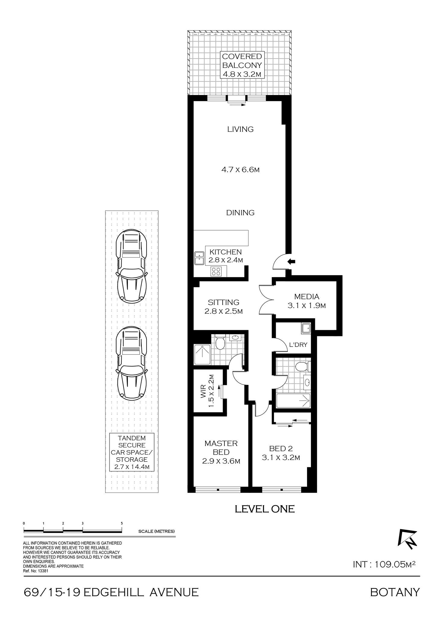 Floorplan of Homely apartment listing, 69/15-19 Edgehill Avenue, Botany NSW 2019