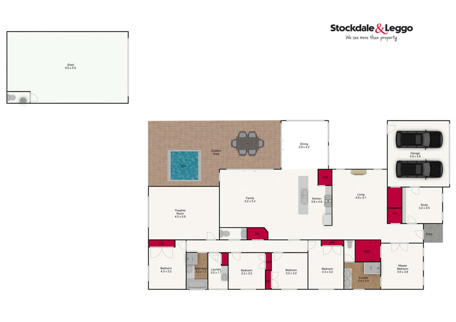 Floorplan of Homely house listing, 36 Graduate Place, Traralgon VIC 3844
