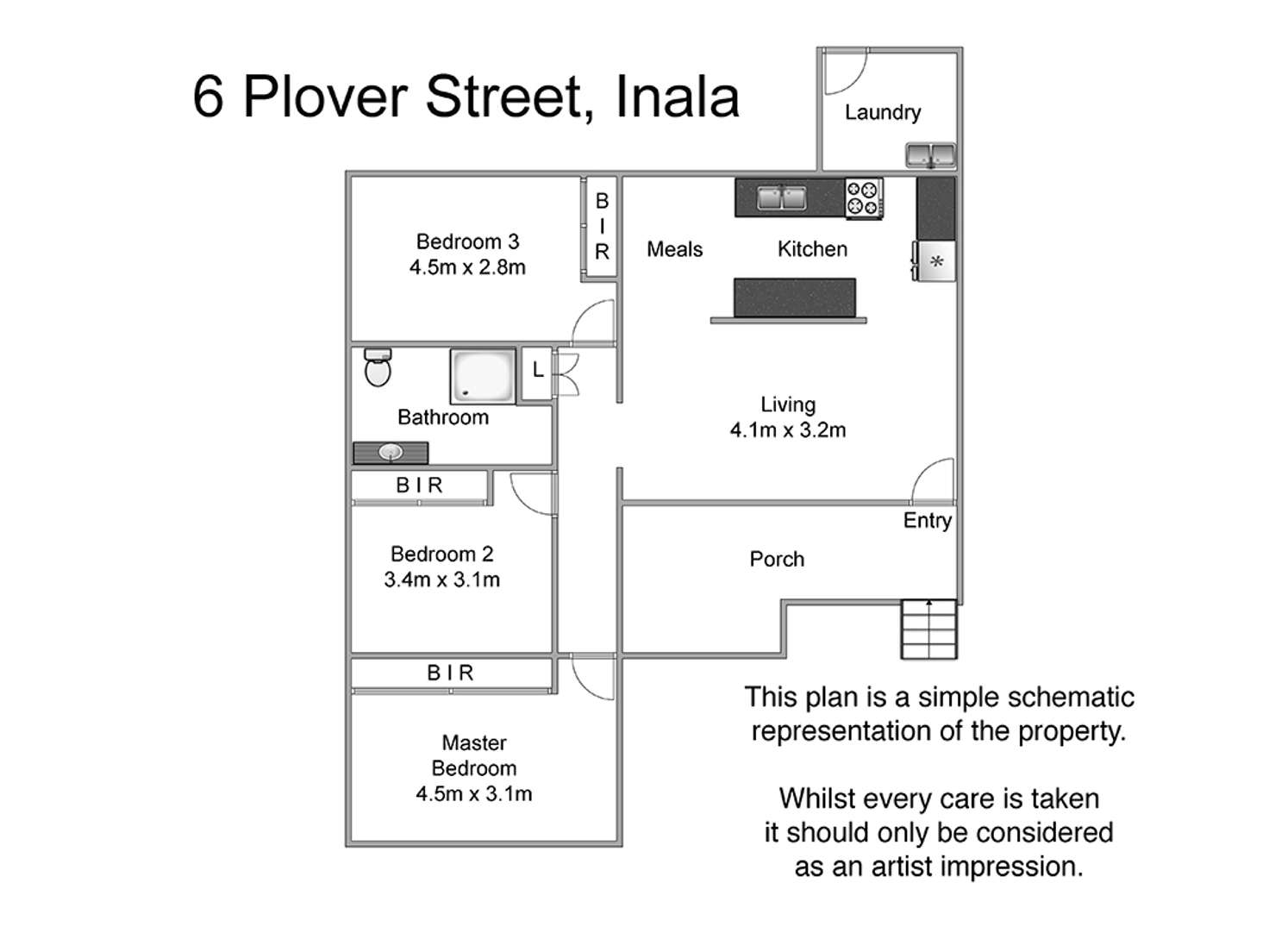 Floorplan of Homely house listing, 6 Plover Street, Inala QLD 4077