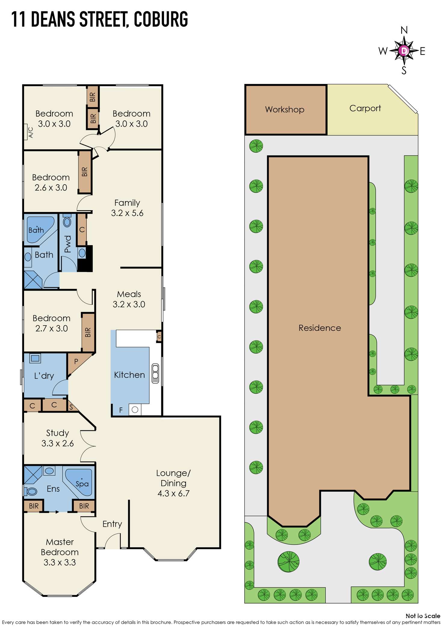 Floorplan of Homely house listing, 11 Deans Street, Coburg VIC 3058