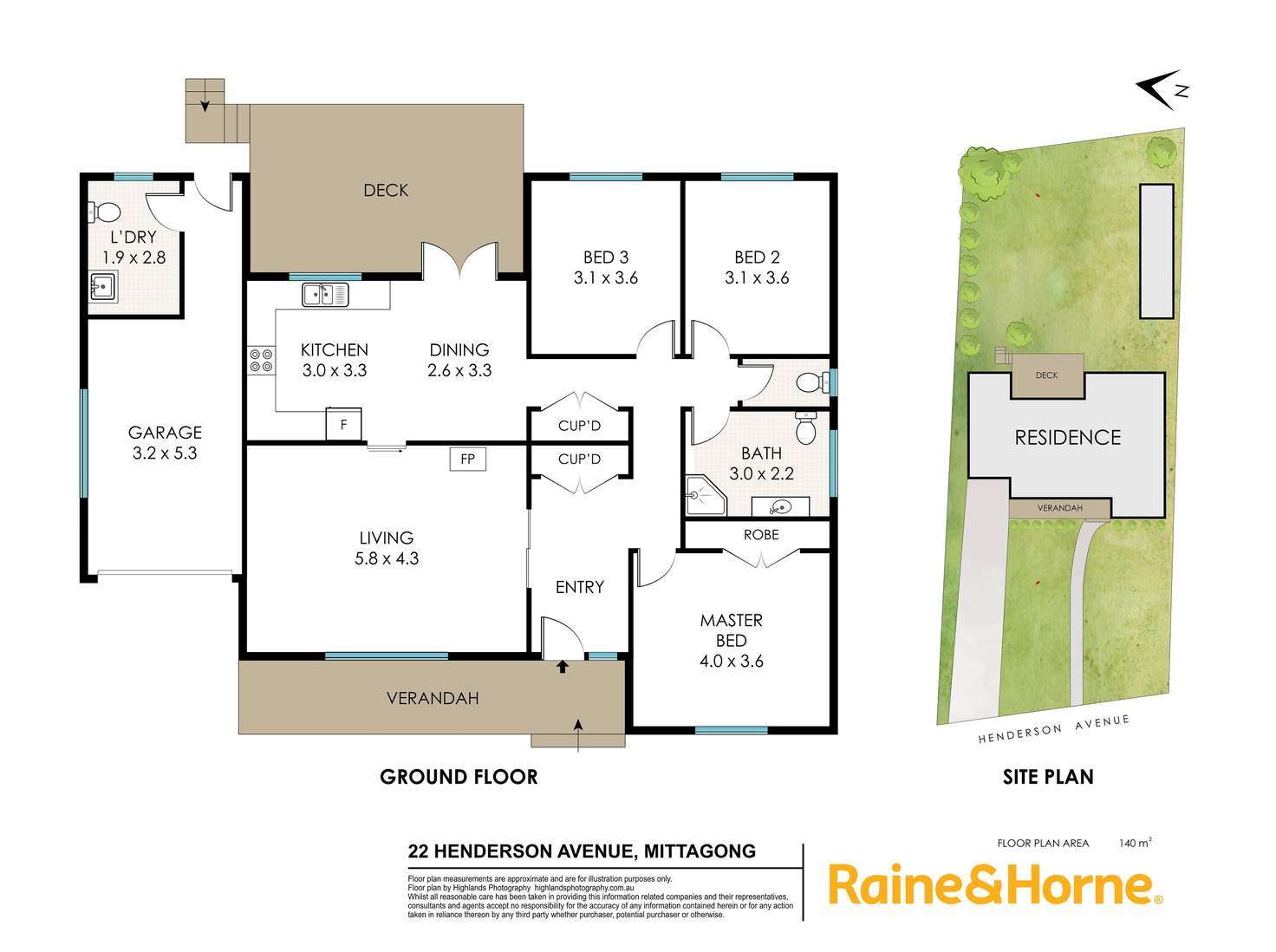 Floorplan of Homely house listing, 22 Henderson Avenue, Mittagong NSW 2575