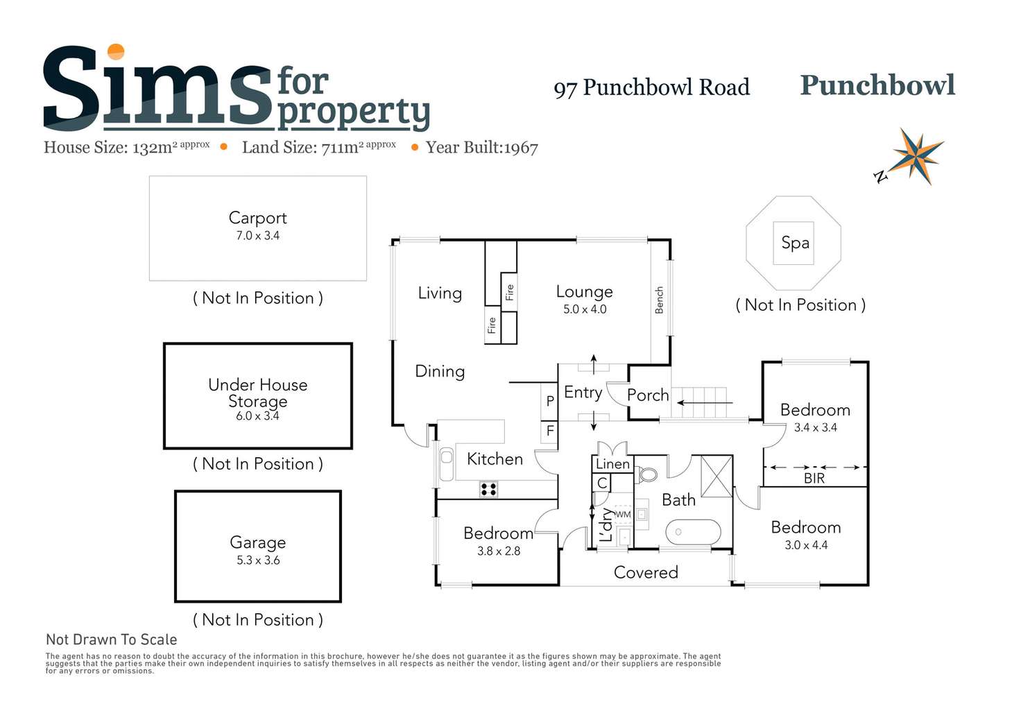 Floorplan of Homely house listing, 97 Punchbowl Road, Punchbowl TAS 7249