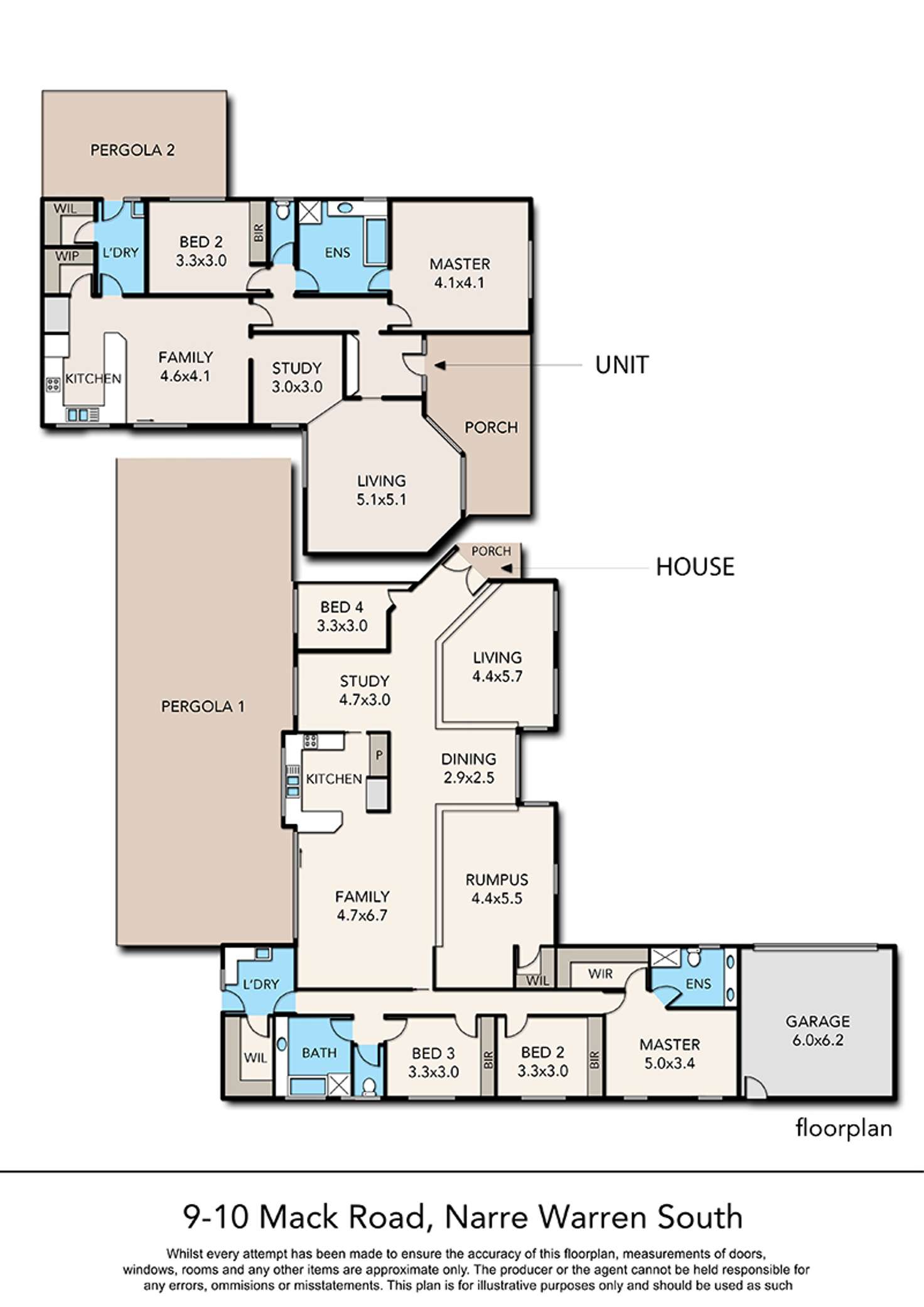 Floorplan of Homely house listing, 9-10 Mack Road, Narre Warren South VIC 3805