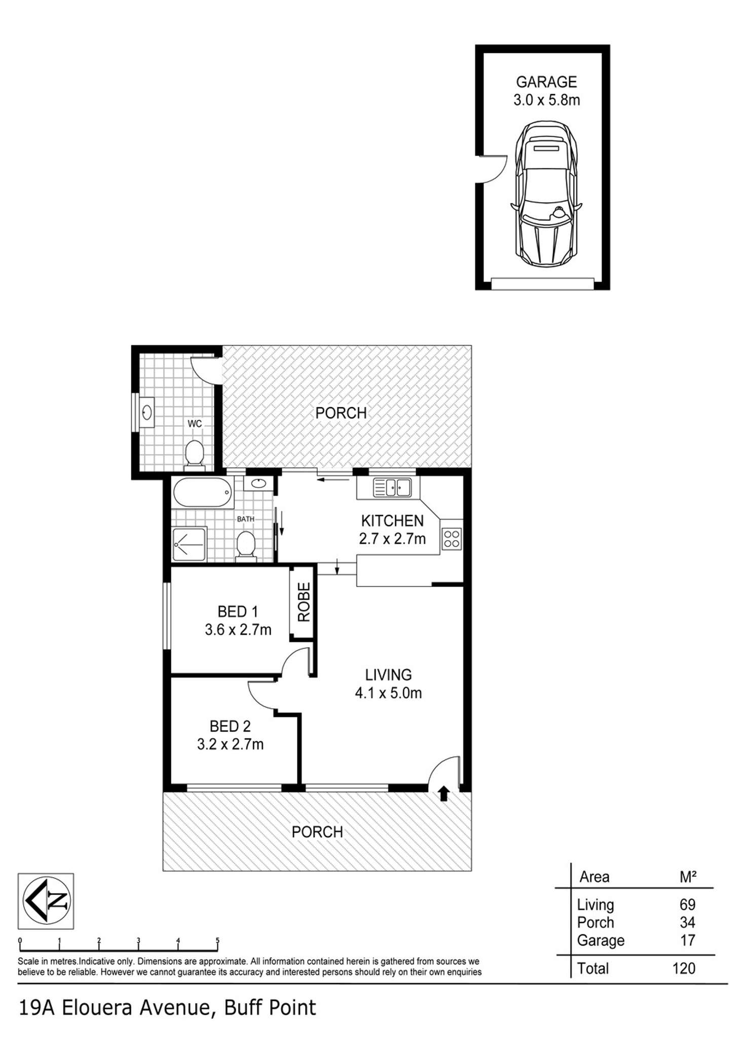 Floorplan of Homely house listing, 19a Elouera Ave, Buff Point NSW 2262