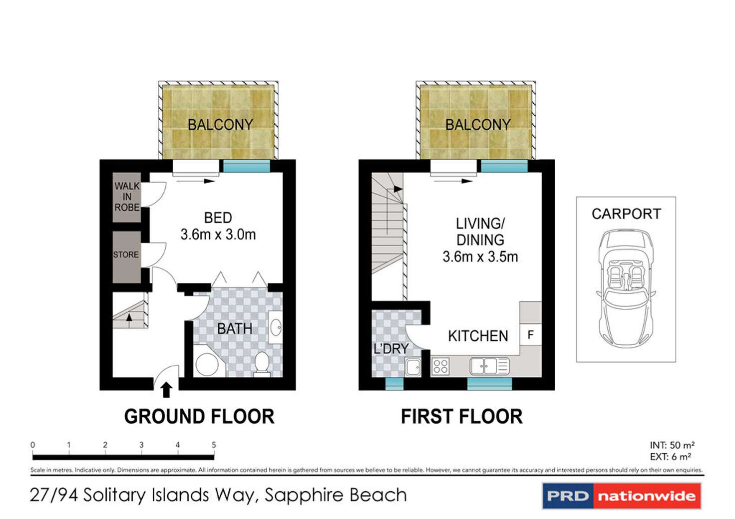 Floorplan of Homely townhouse listing, 27/94 Solitary Islands Way, Sapphire Beach NSW 2450