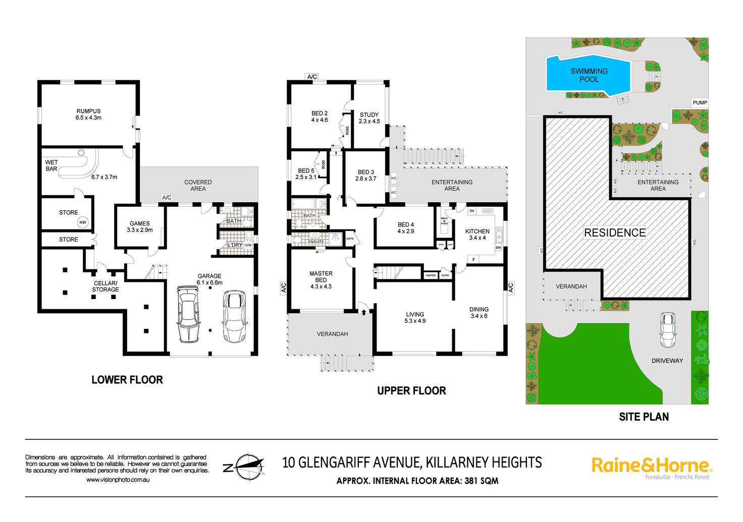 Floorplan of Homely house listing, 10 Glengariff Avenue, Killarney Heights NSW 2087