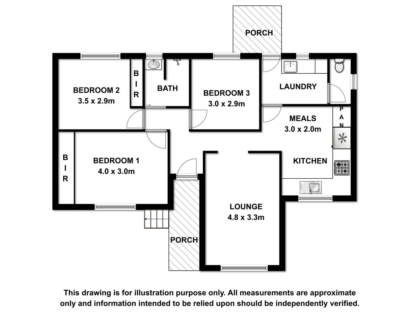 Floorplan of Homely house listing, 16 Ash Grove, Lucindale SA 5272