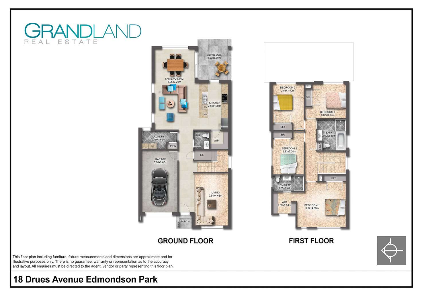 Floorplan of Homely house listing, 18 Drues Avenue, Edmondson Park NSW 2174