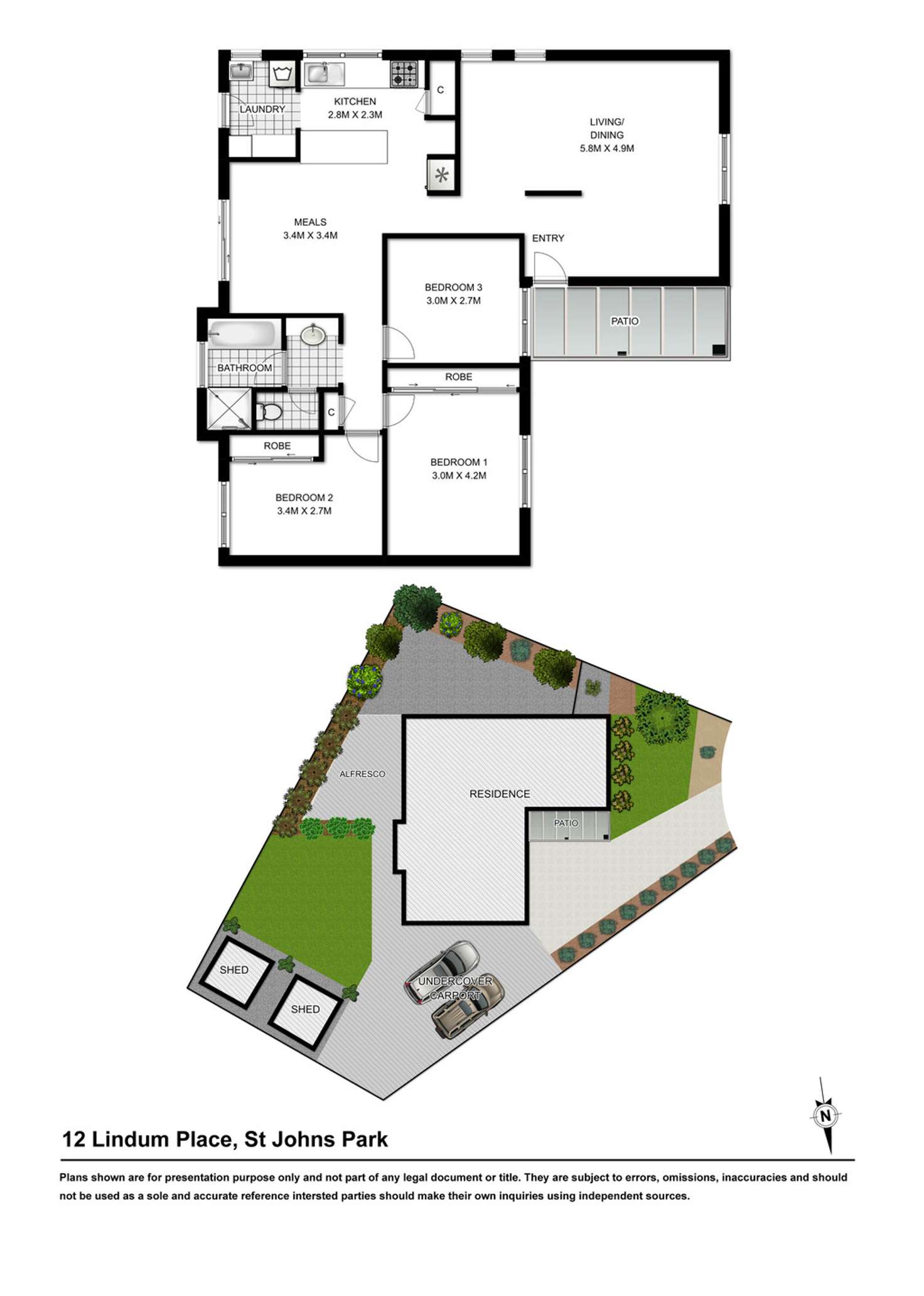 Floorplan of Homely house listing, 12 LINDUM PLACE, St Johns Park NSW 2176