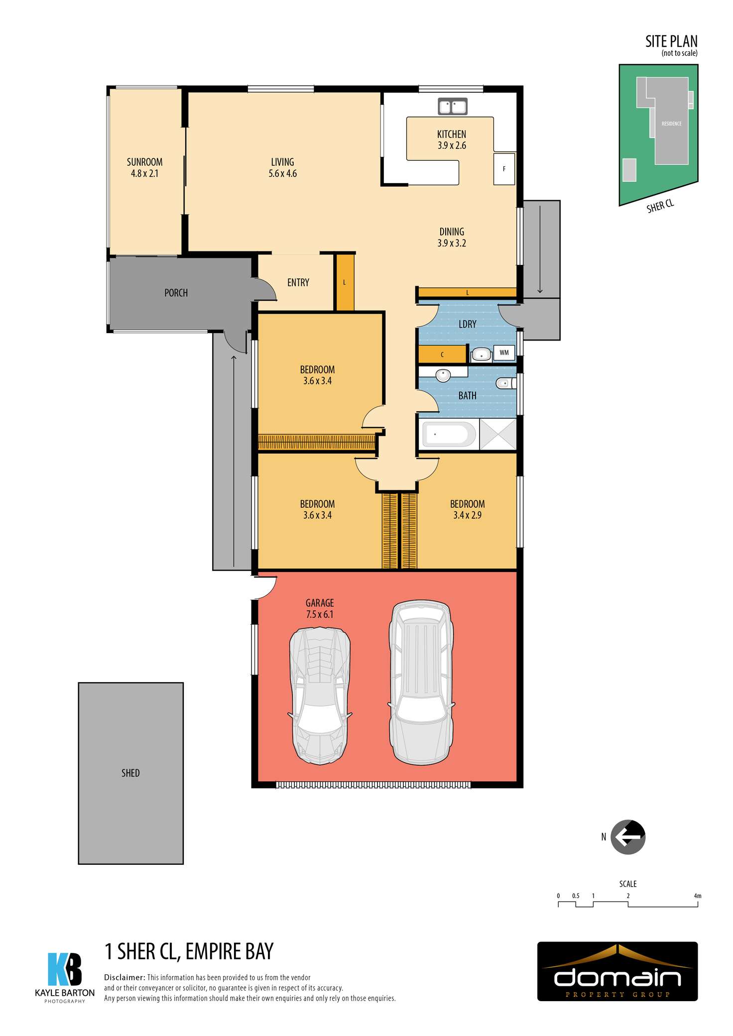 Floorplan of Homely house listing, 1 Sher Close, Empire Bay NSW 2257