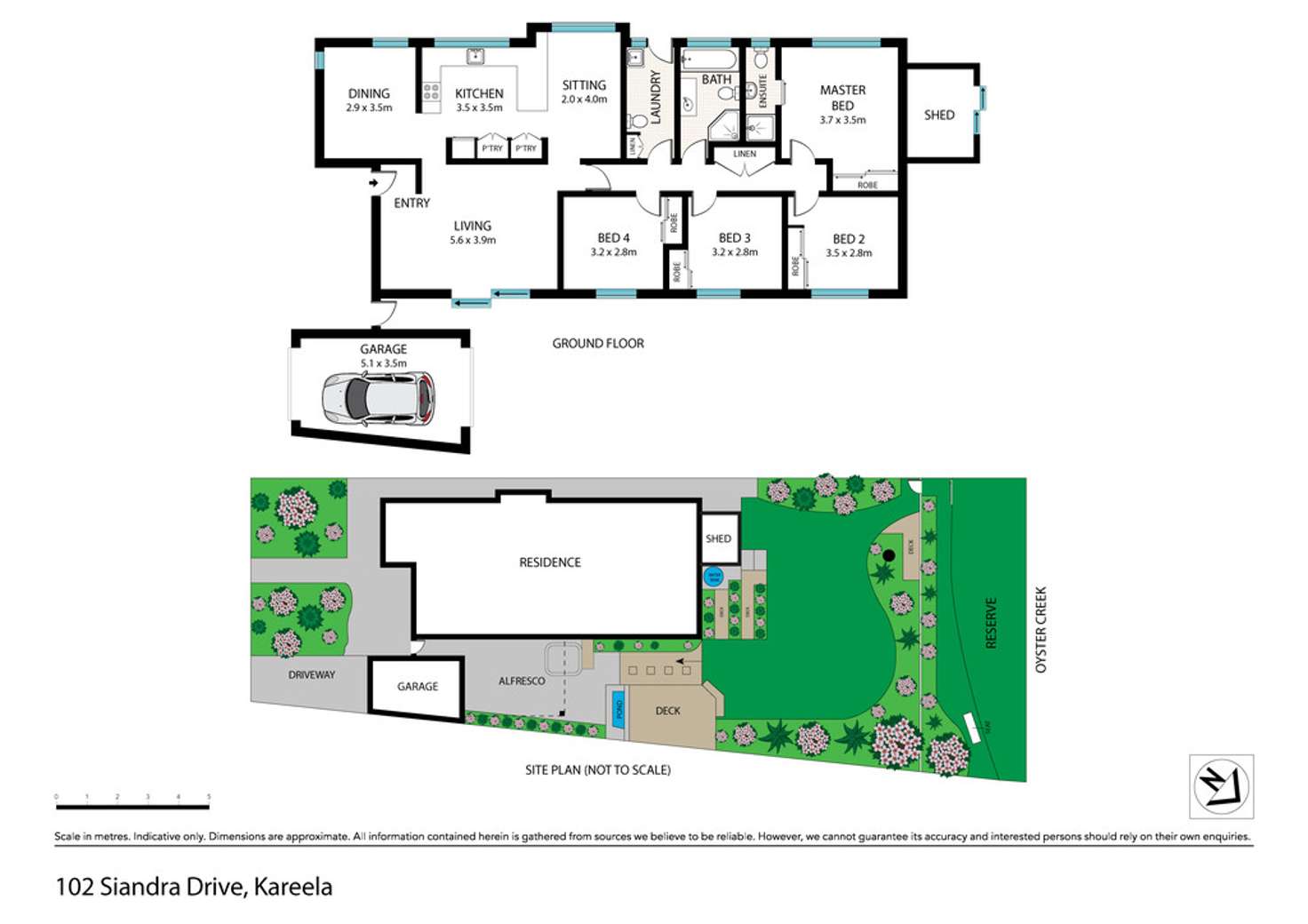 Floorplan of Homely house listing, 102 Siandra Drive, Kareela NSW 2232