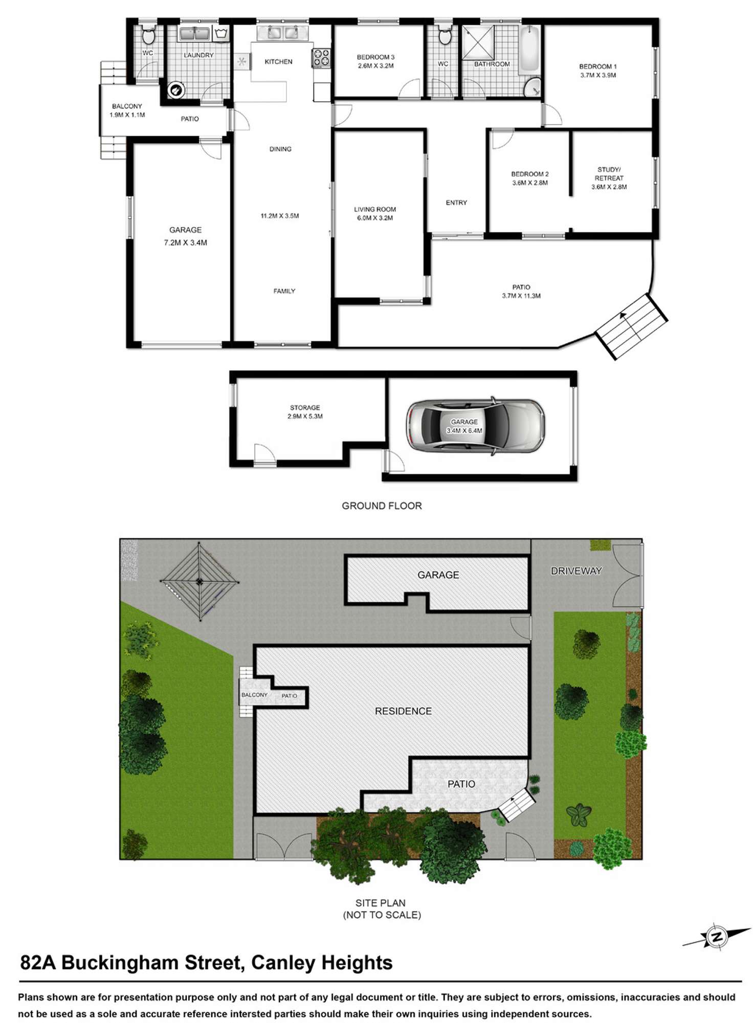 Floorplan of Homely house listing, 82A BUCKINGHAM STREET, Canley Heights NSW 2166