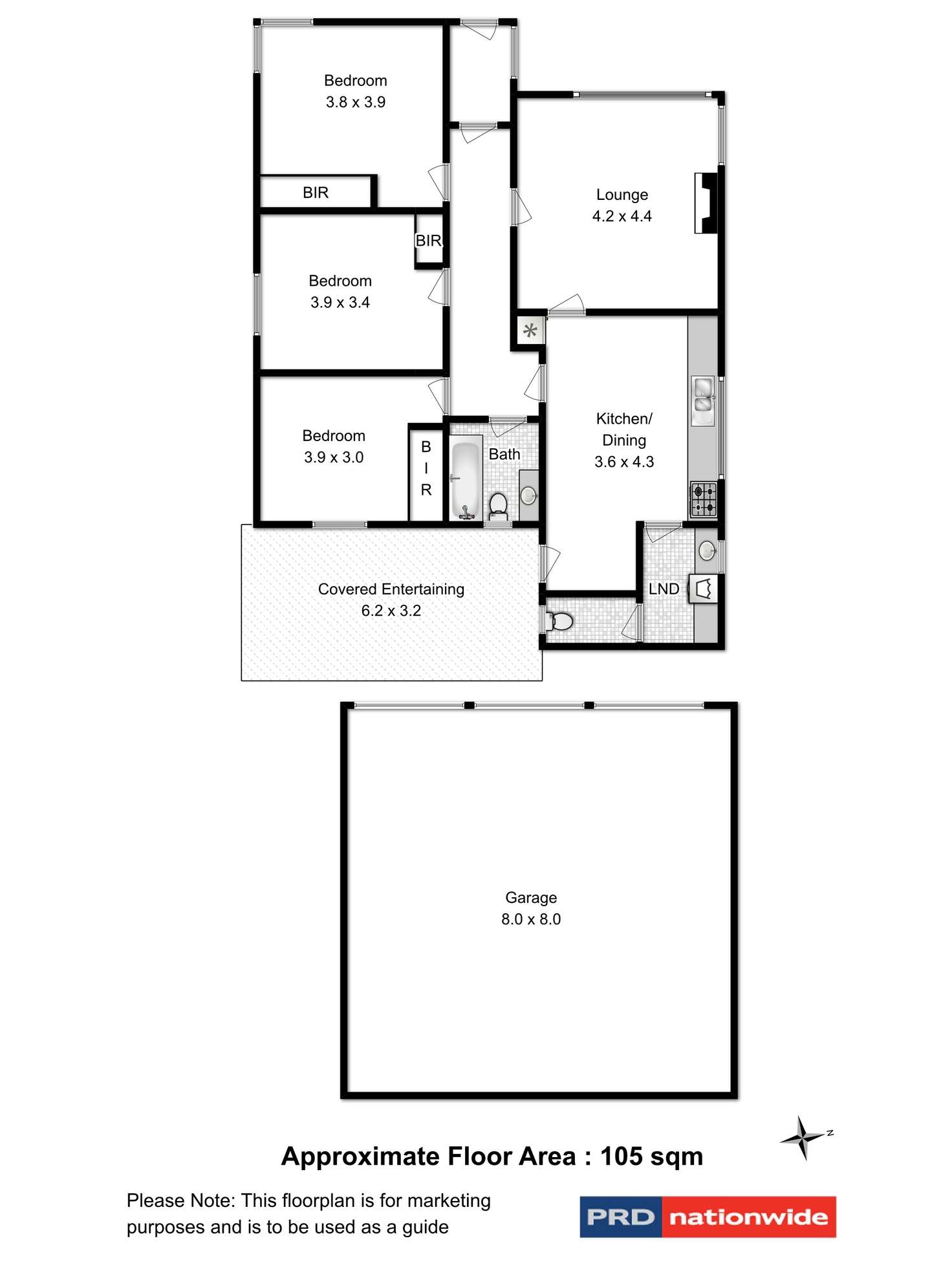 Floorplan of Homely house listing, 95 Gormanston Road, Moonah TAS 7009