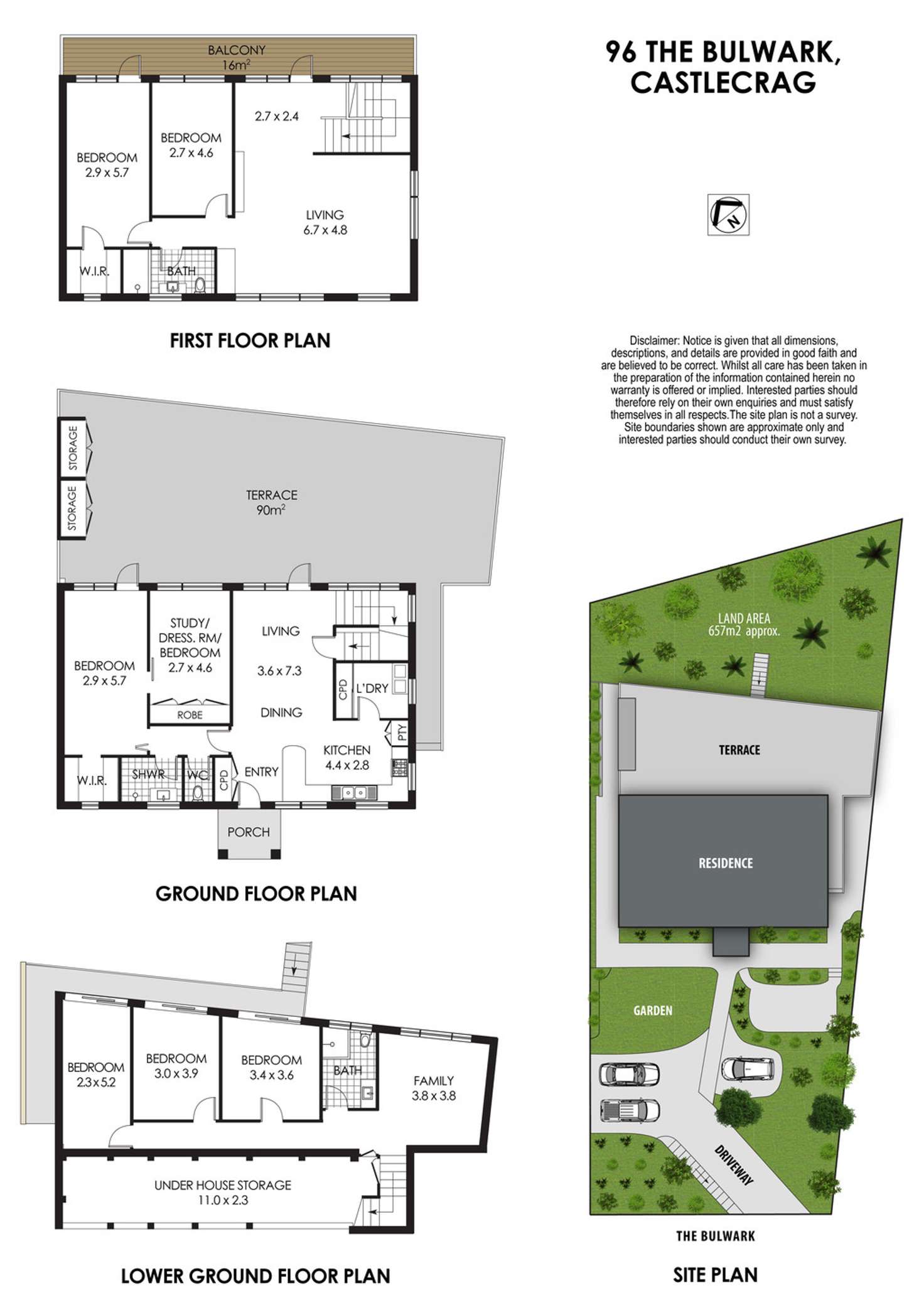 Floorplan of Homely house listing, 96 The Bulwark, Castlecrag NSW 2068