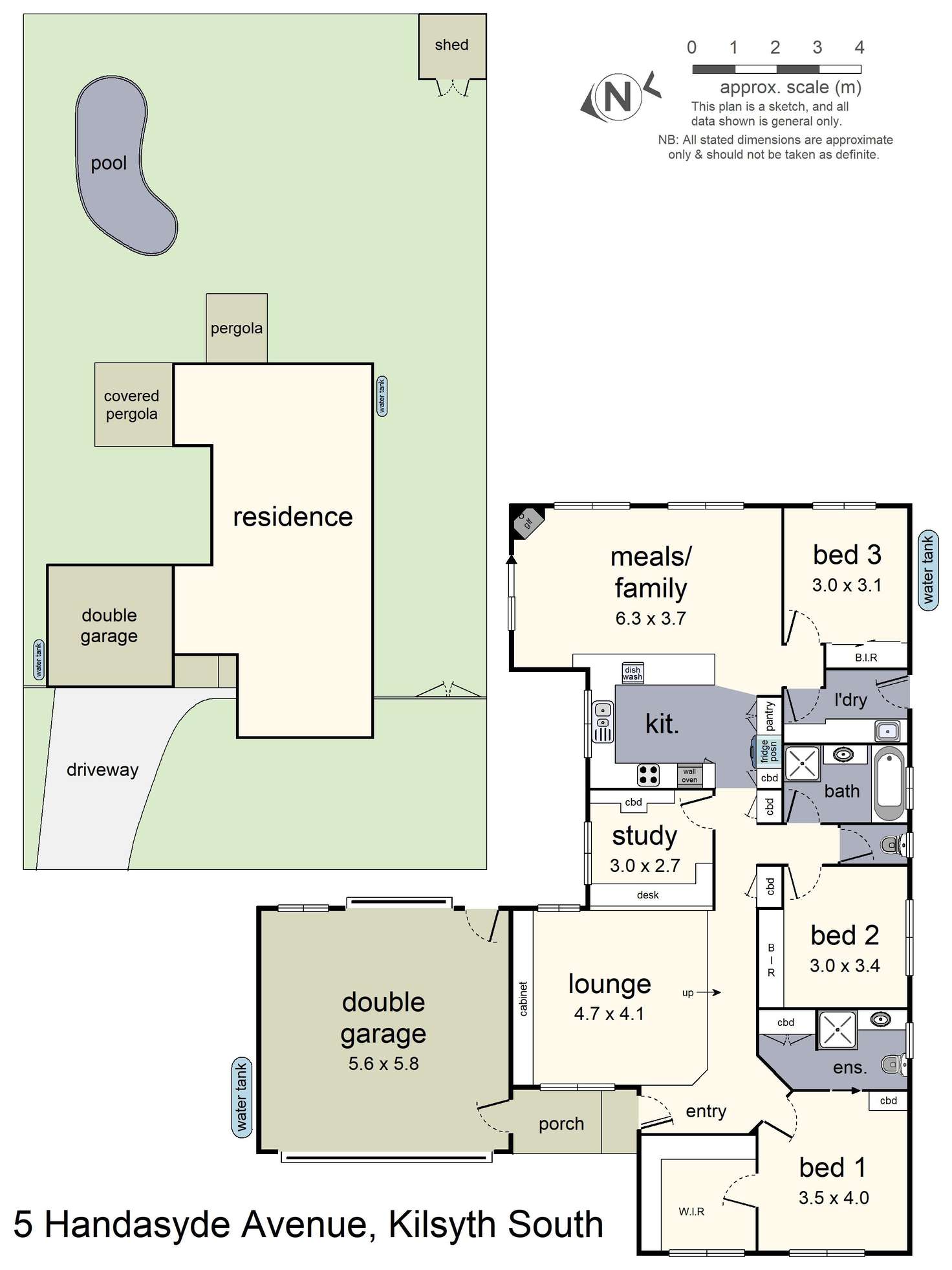 Floorplan of Homely house listing, 5 Handasyde Avenue, Kilsyth South VIC 3137