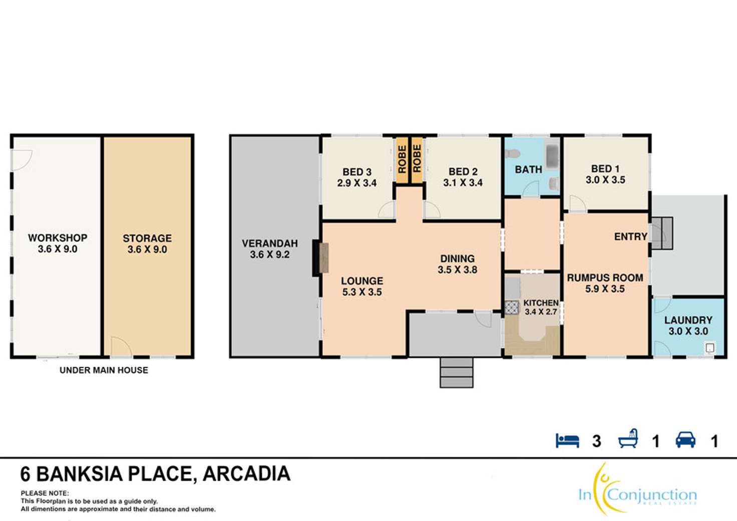 Floorplan of Homely acreageSemiRural listing, 6 Banksia Place, Arcadia NSW 2159