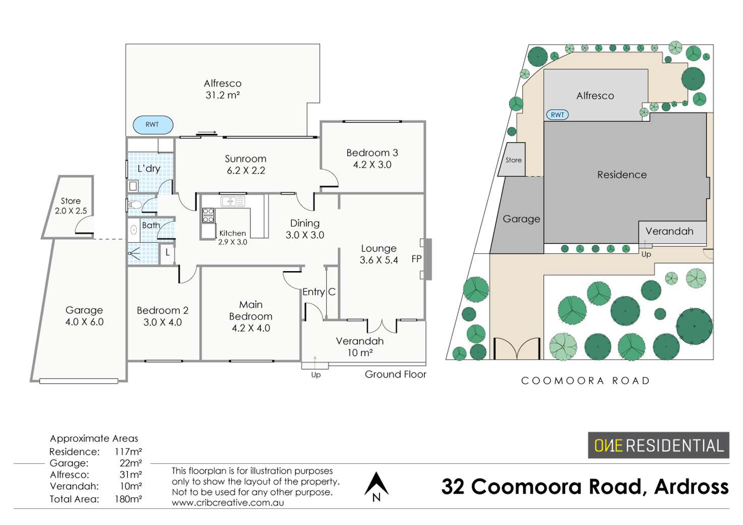 Floorplan of Homely house listing, 32 Coomoora Road, Ardross WA 6153