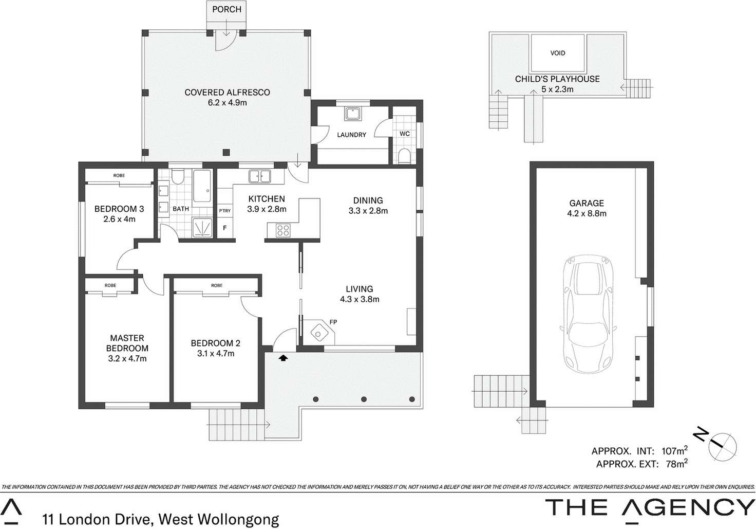 Floorplan of Homely house listing, 11 London Drive, West Wollongong NSW 2500