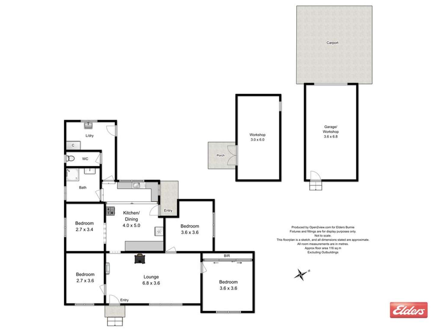 Floorplan of Homely house listing, 24 Grafton Street, Queenstown TAS 7467